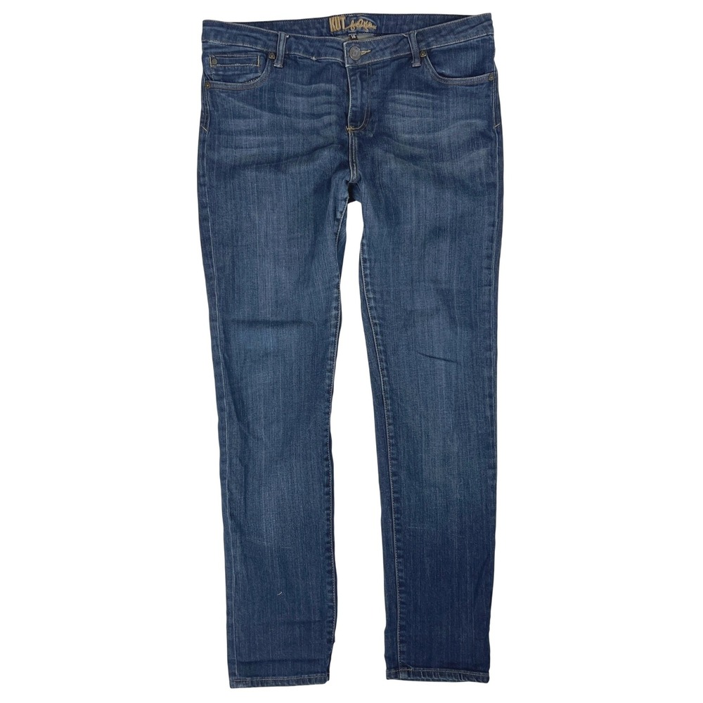 KUT from the Kloth Catherine Jeans 14 Slim Straight 90s Y2K Minimalist Plus 36